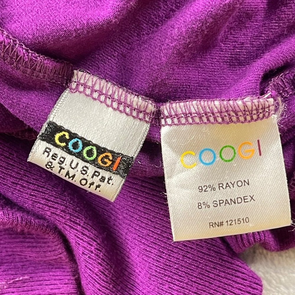 Coogi Dress Size Large Purple Split Sleeve Rope Strap Fitted Rhinestone - Picture 6 of 12